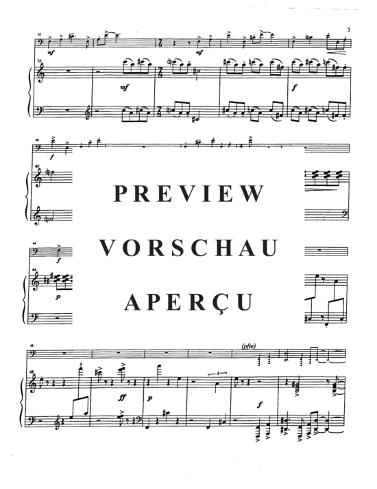 Product gallery: Page 5 of 21 Three Studies , , (euphonium + piano)