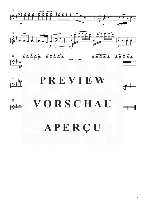 Produktgalerie: Seite 4 von 11 Sonate G- Dur, , Cello und Kontrabass