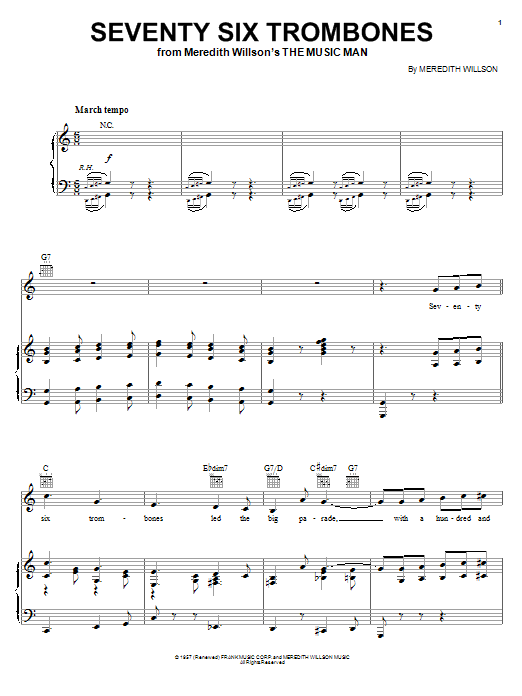 Product picture to: Seventy Six Trombones