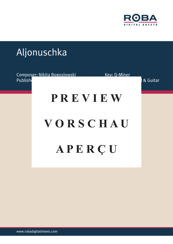 Product gallery: Page 2 of 4 Aljonuschka , , Piano and Voice
