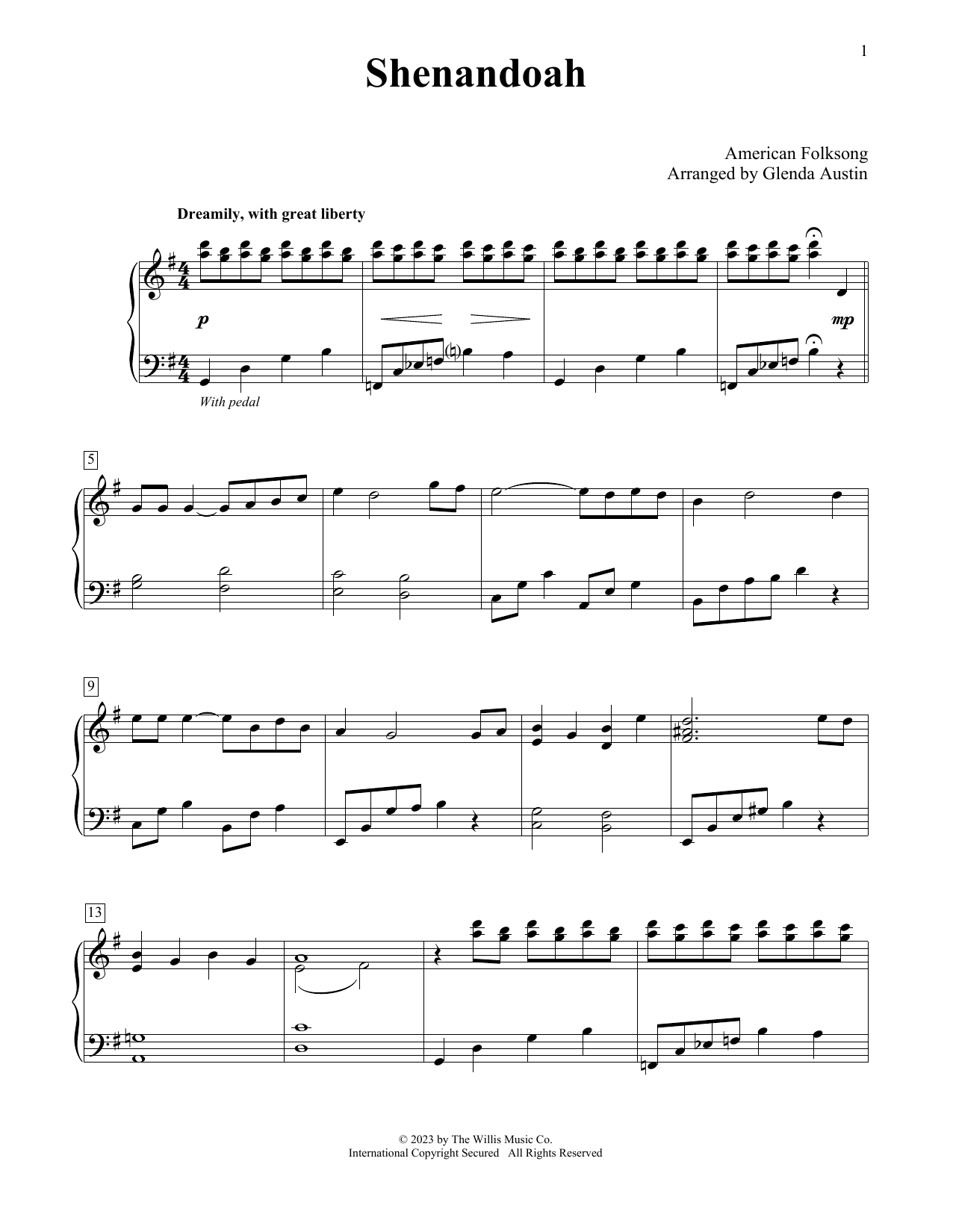 Product picture to: Shenandoah (arr. Glenda Austin)