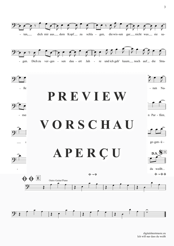 gallery: Ich will nur dass du weißt , SDP, Tawil, Adel, Posaune / Bariton