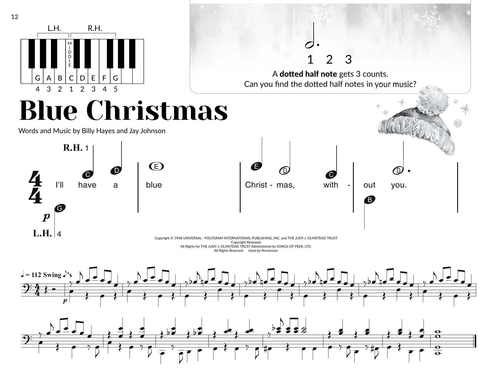 Produktgalerie: Seite 1 von 1 Blue Christmas (arr. Brittany McCorriston), Elvis Presley