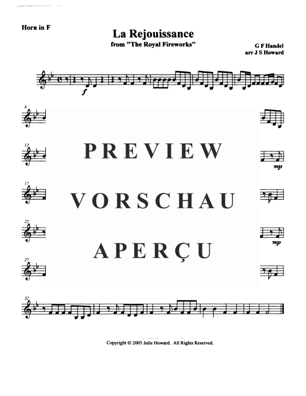Produktgalerie: Seite 9 von 11 La Réjouissance, , Blechbläserquintett