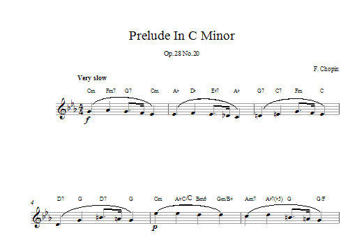 Product picture to: Prelude In C Minor Op.28 No.20