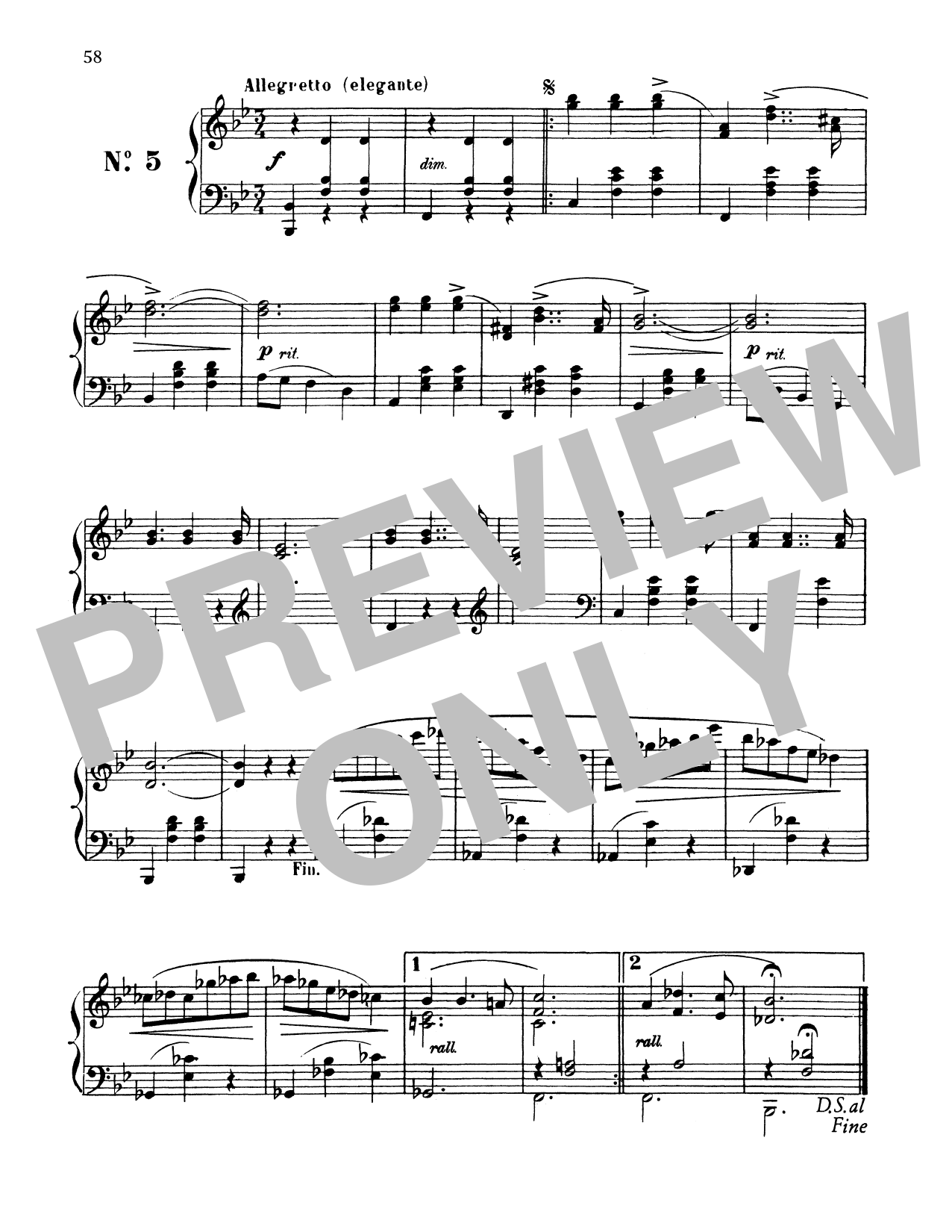 Produktbild zu: Allegretto (Elegante)