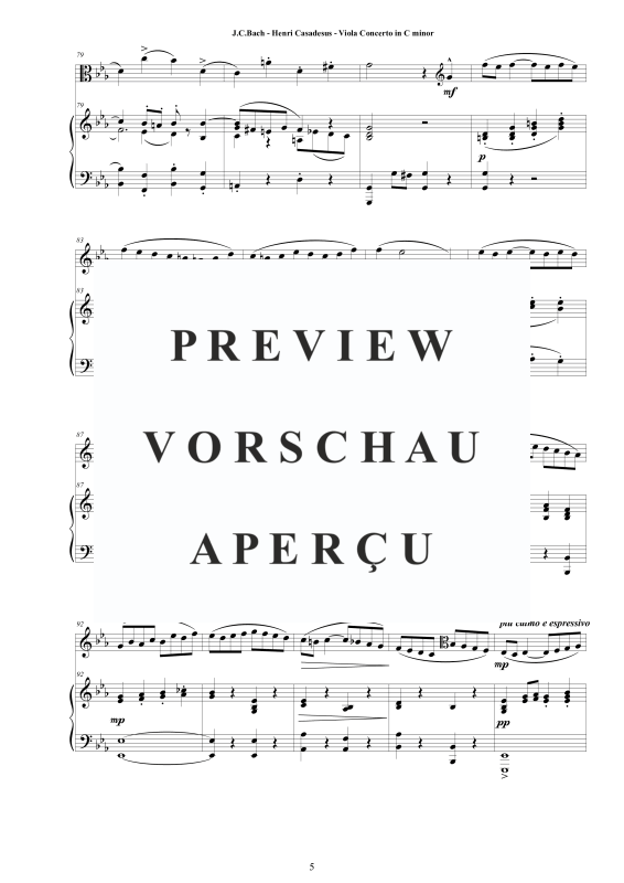 Produktgalerie: Seite 6 von 11 Viola Concerto in C minor, , Viola und Klavier