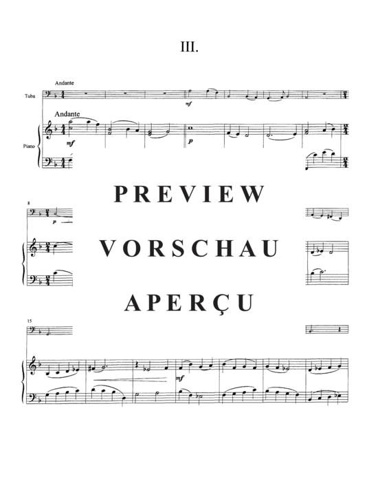 Product gallery: Page 10 of 21 Miniatures , , (tuba + piano)