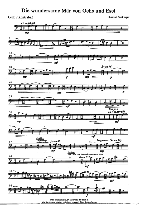 Produktbild zu: Die wundersame Mär von Ochs und Esel Konrad Seckinger