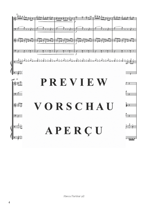 gallery: Abeca, , Quintett: Klarinette in B, Posaune, Gitarre, Kontrabass, Schlagzeug