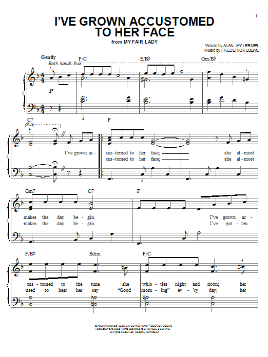 Produktbild zu: I've Grown Accustomed To Her Face