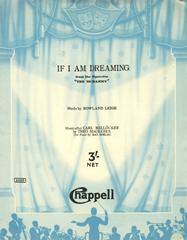 Product picture to: If I Am Dreaming (from 'The Dubarry')