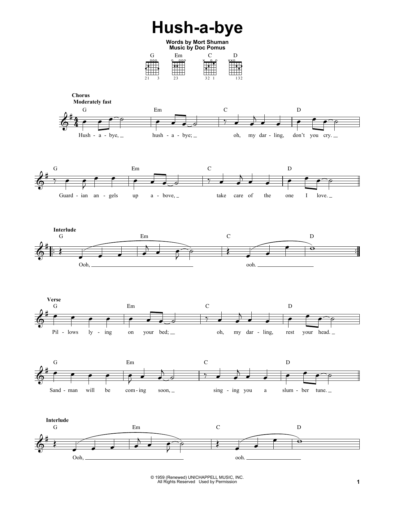 Produktbild zu: Hush-a-bye