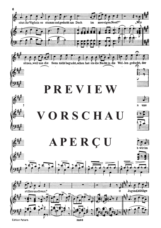 Product gallery: Page 4 of 5 Morgenlied D.685, , High Voice and Piano