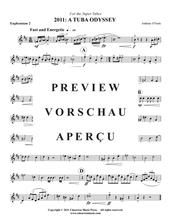 Product gallery: Page 8 of 10 A Space Odyssey , , (Tuba Quartet: 2x Baritone, 2xTuba)