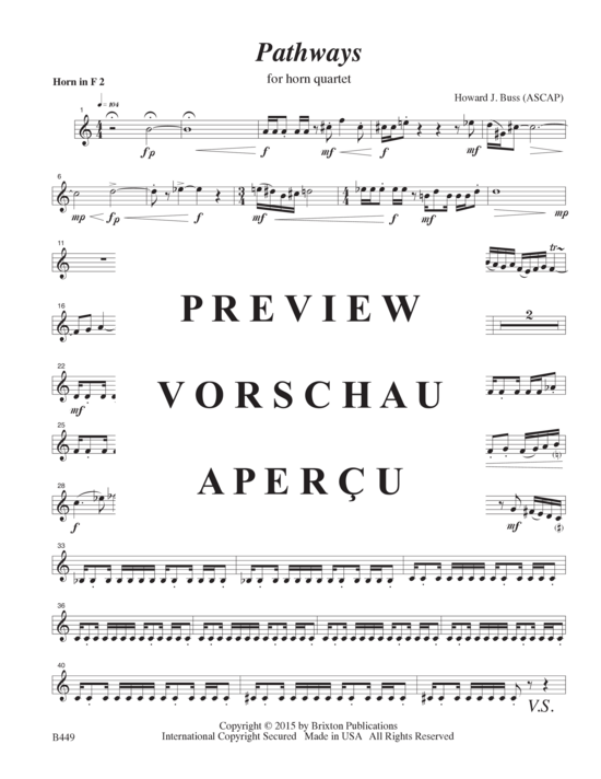 Produktgalerie: Seite 20 von 21 Pathways , , (Hornquartett)