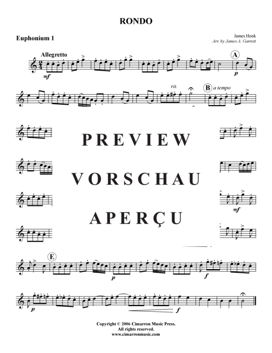 Product gallery: Page 5 of 9 Rondo , , (Tuba Quartet: 2x Baritone, 2xTuba)