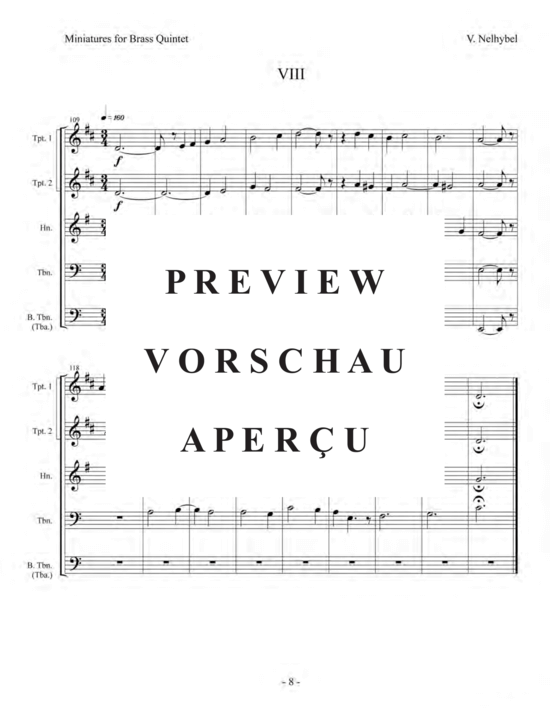 Produktgalerie: Seite 10 von 21 12 Miniatures , , (Blechbläser Quintett)