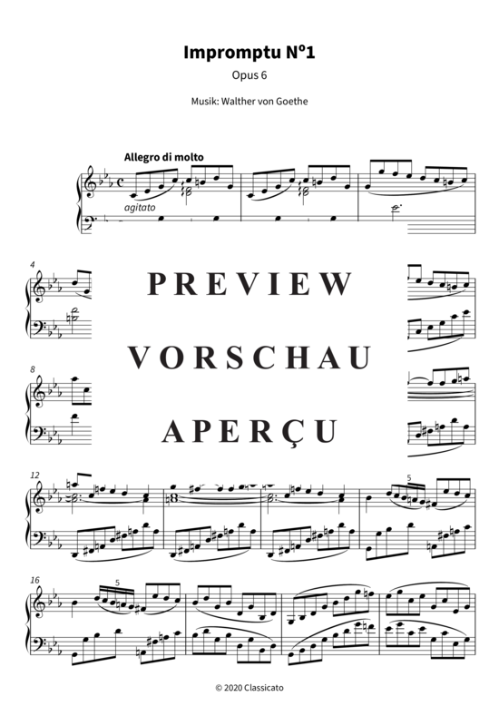 Product gallery: Page 4 of 8 Impromptu Nº1 - Opus 6 , , Piano Solo