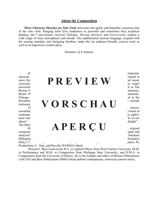 gallery: Three Character Sketches , , (Bratsche Solo)