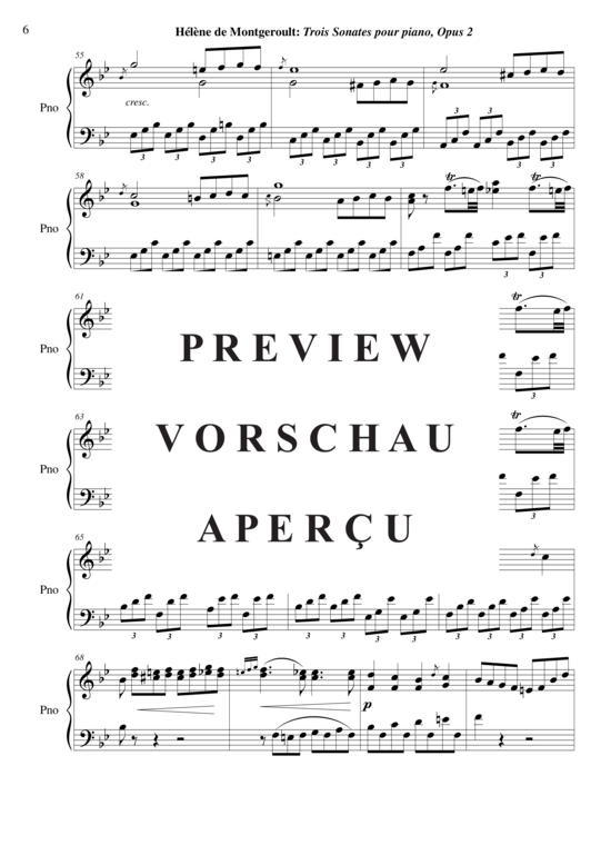 Product gallery: Page 7 of 21 3 Sonatas, opus 2 , Nicolas Horvath, Piano Solo