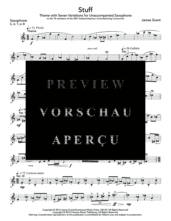 Product gallery: Page 5 of 8 Stuff, , (Saxophon Solo)