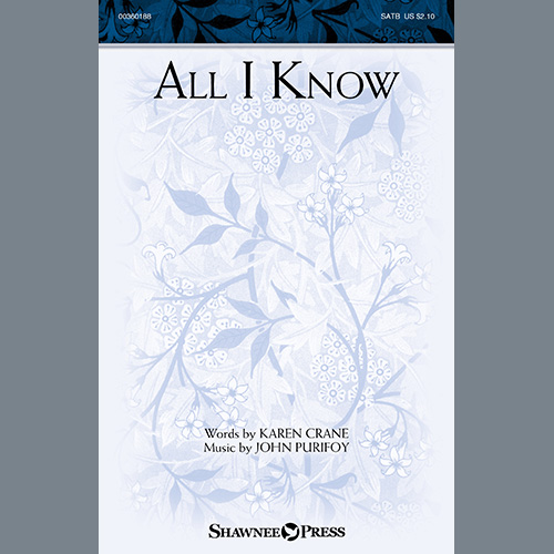 cover: All I Know, Karen Crane and John Purifoy
