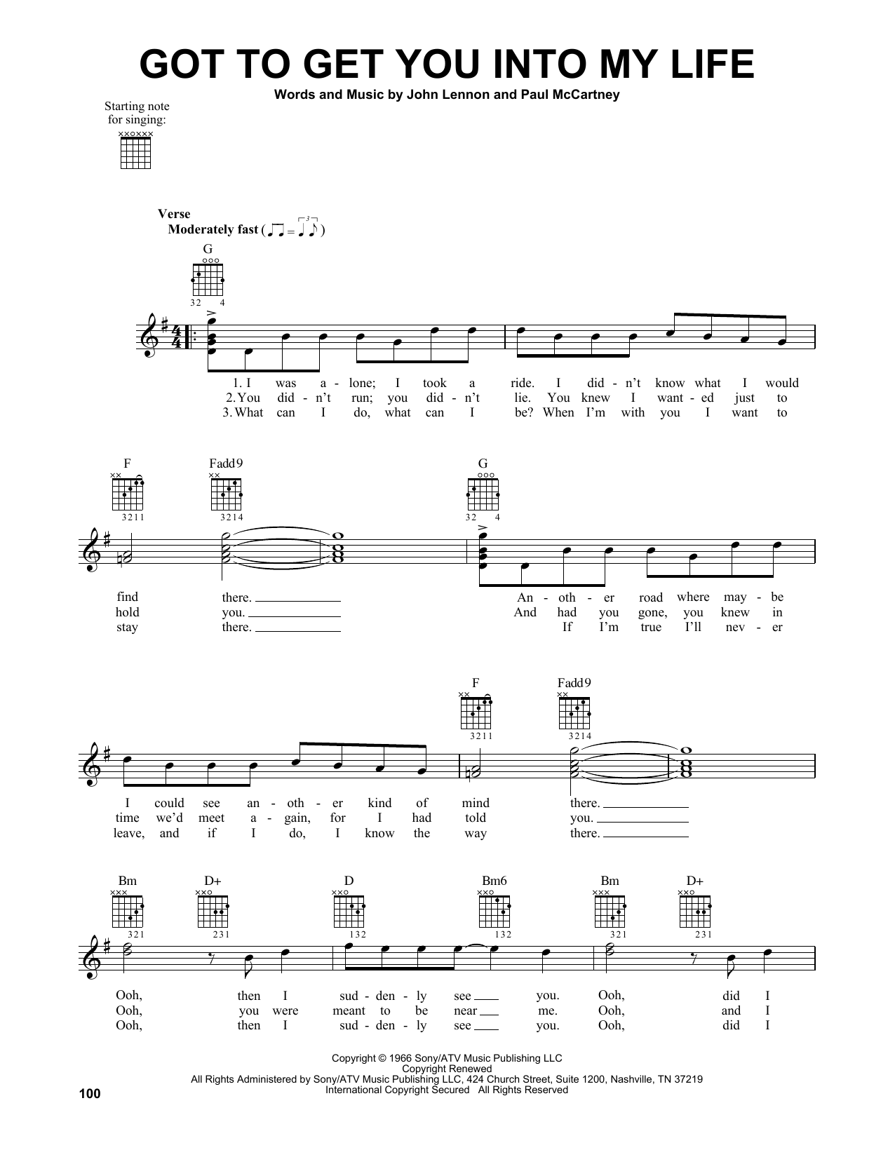 Produktbild zu: Got To Get You Into My Life