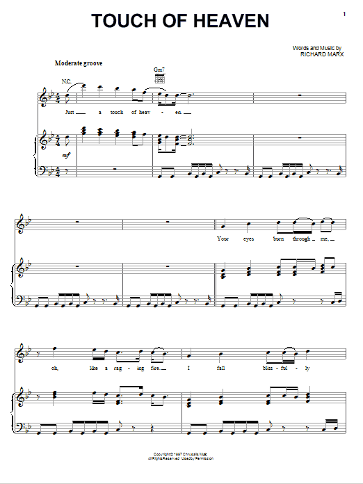 Product gallery: Page 1 of 1 Touch Of Heaven, Richard Marx