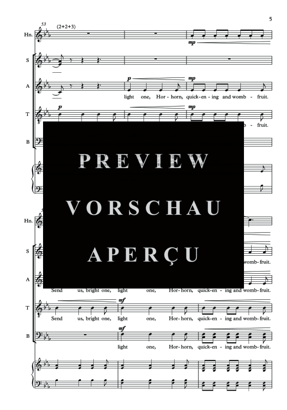 Produktgalerie: Seite 8 von 11 Oxen of the Sun, , Horn in F Solo und Gemischter Chor