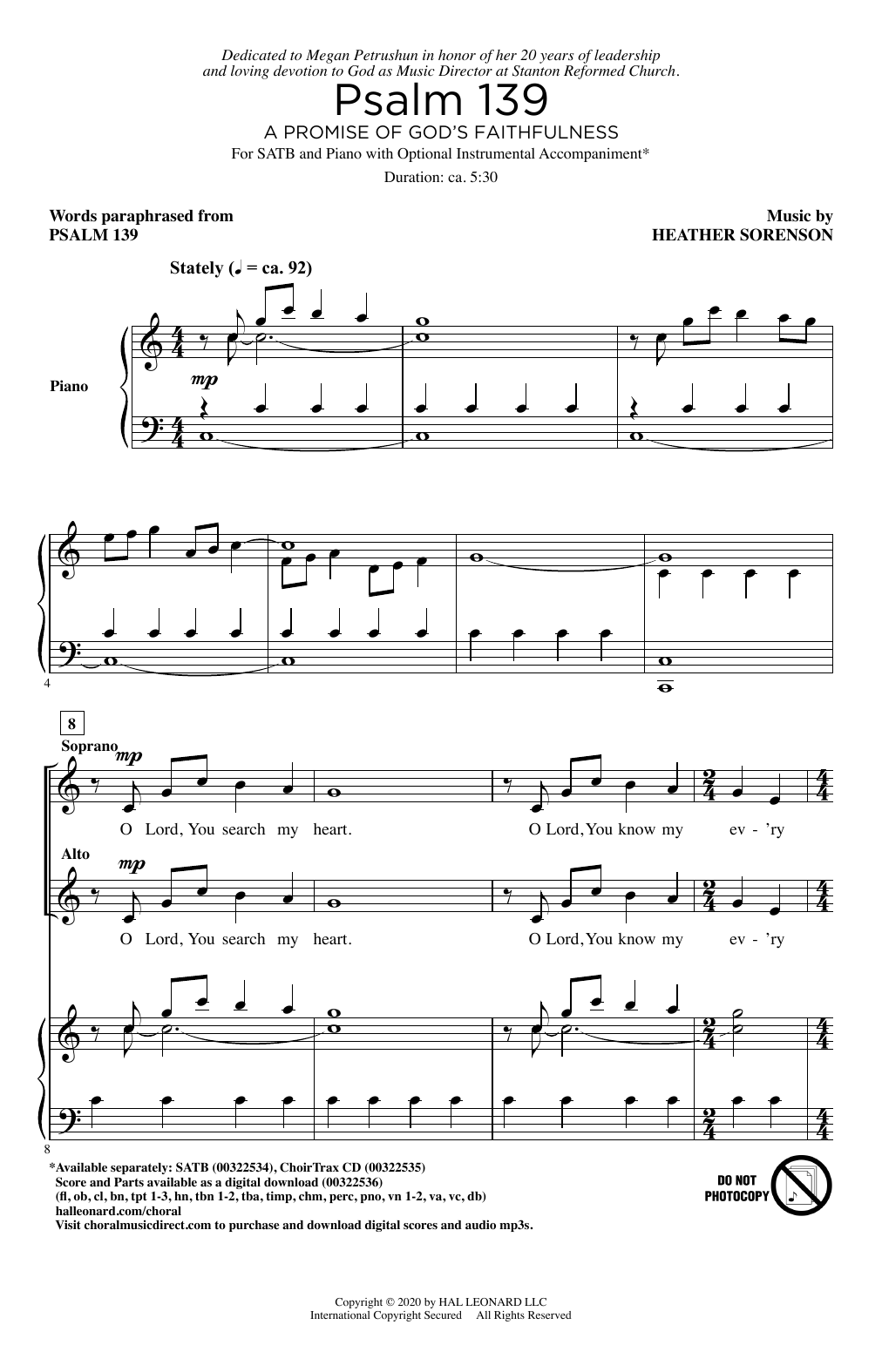 Produktbild zu: Psalm 139 (A Promise of God's Faithfulness)