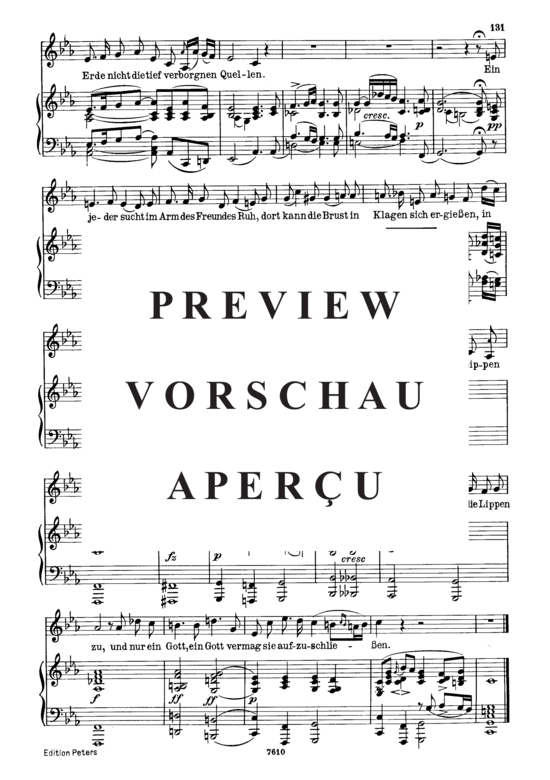 Product gallery: Page 3 of 3 Lied der Mignon D.877-2 , Heiss' mich nicht reden, , Low Voice and Piano