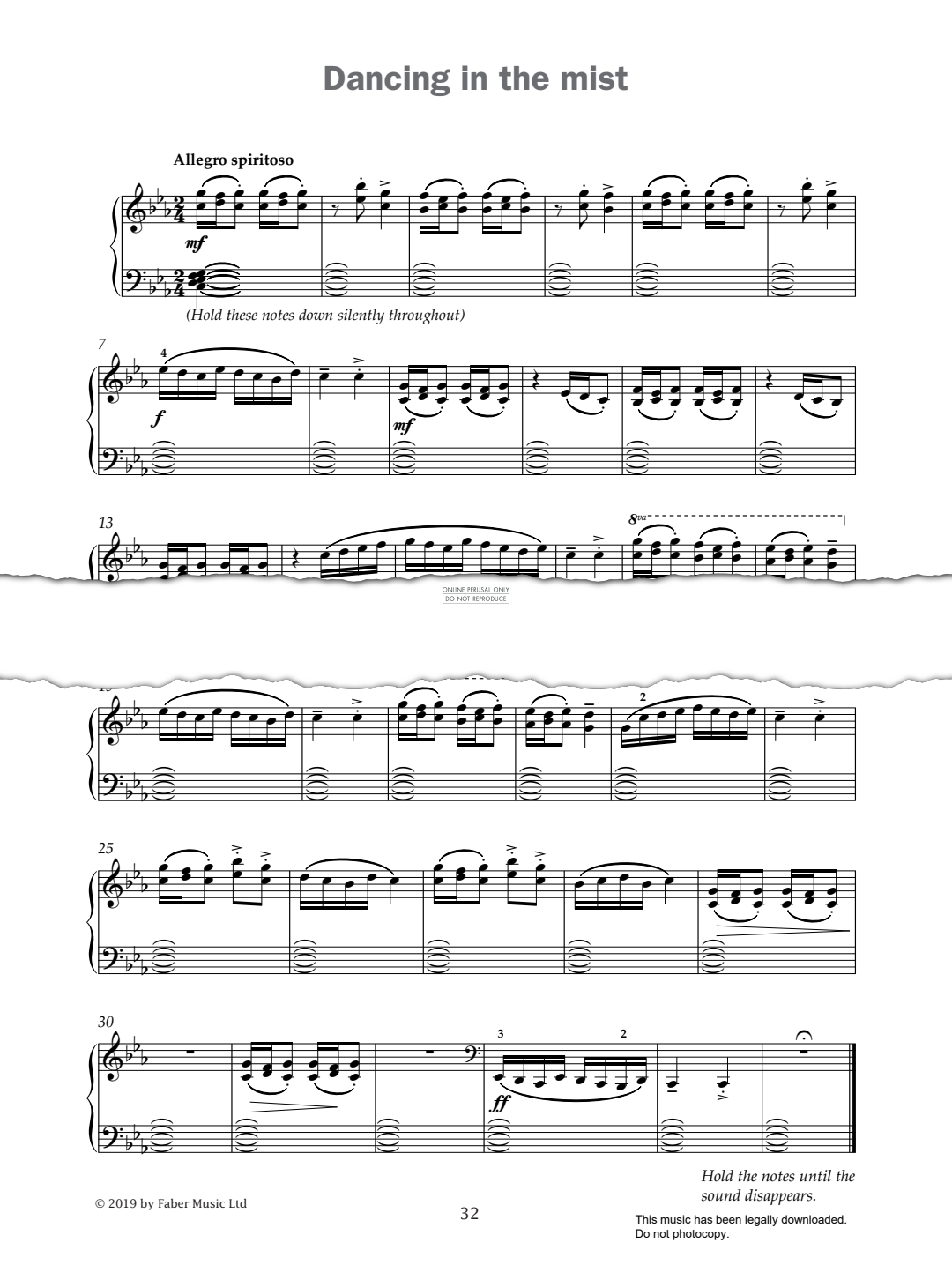 Produktgalerie: Seite 1 von 1 Dancing In The Mist (from 'Improve Your Sight-Reading! A Piece a Week Piano Grade 5'), Paul Harris, Klavier