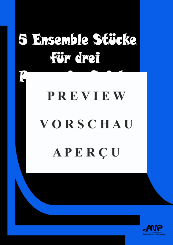 Produktgalerie: Seite 2 von 11 5 Ensemble Stücke für drei Percussion Spieler, , Perkussion Ensemble Trio