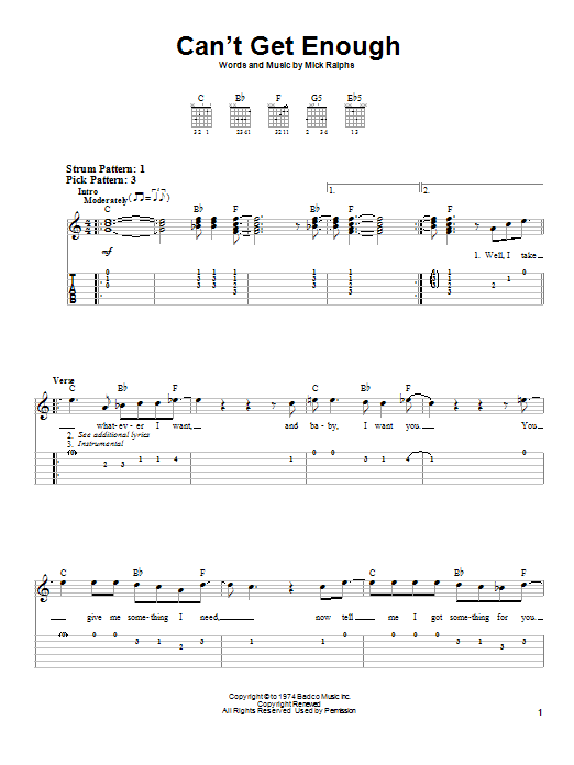 Produktgalerie: Seite 1 von 1 Can't Get Enough, Bad Company, Gitarre