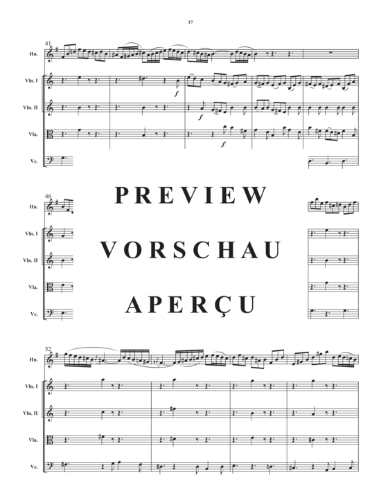 Produktgalerie: Seite 19 von 21 Concerto in a minor , , (Streicher Quartett + Horn in F Solo)