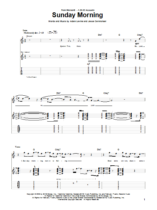 Produktbild zu: Sunday Morning