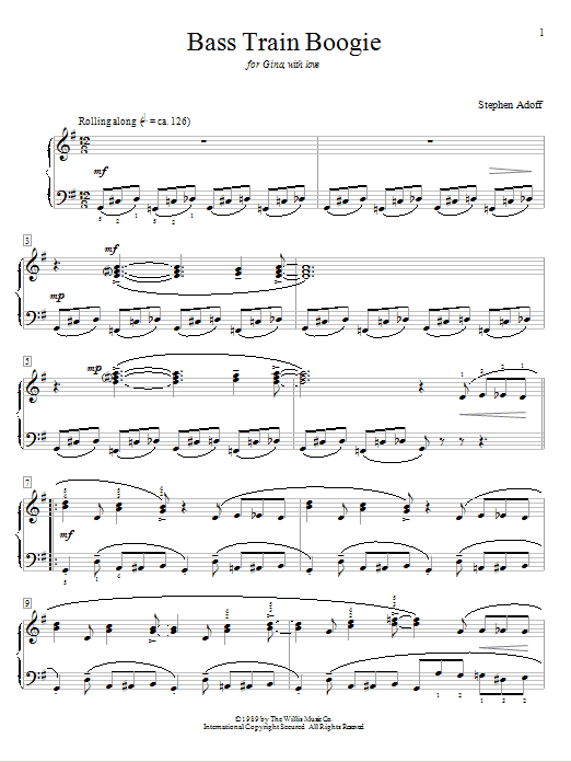 Produktbild zu: Bass Train Boogie