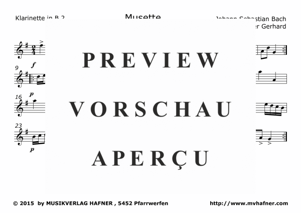 Product gallery: Page 9 of 11 Musette, , (clarinet choir)