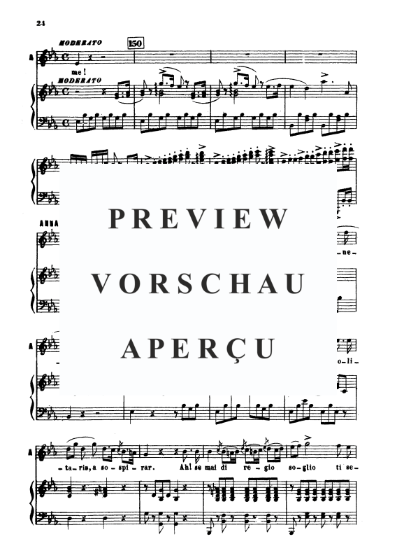 Produktgalerie: Seite 3 von 11 Non v ha sguardo cui sia dato, , Sopran und Klavier