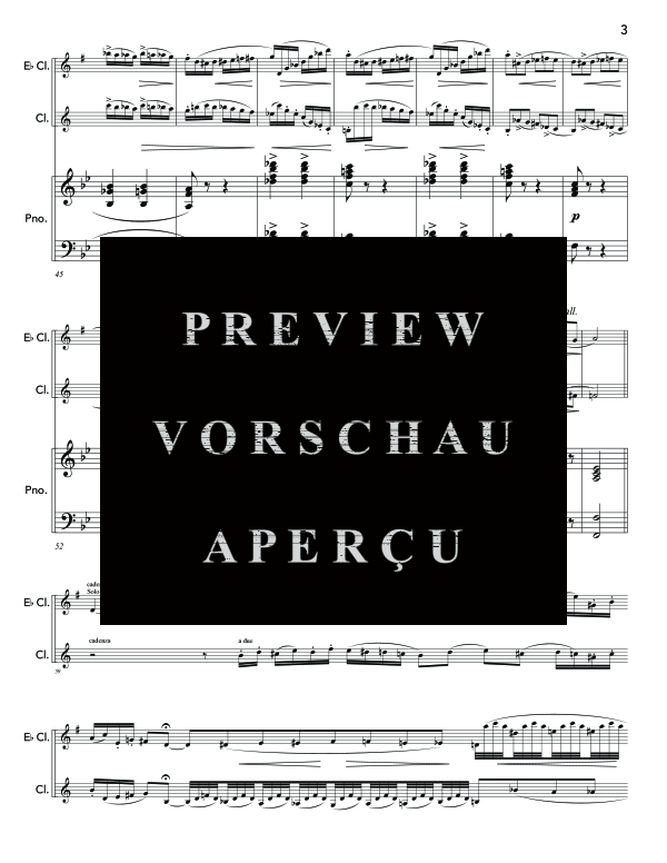 Produktgalerie: Seite 7 von 11 Gran Duetto Concertato sopra motivi dell´opera La Sonnambula, , (Trio Klarinette in Es, Klarinette in B und Klavier)