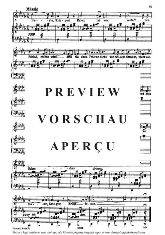 Product gallery: Page 7 of 7 Ellen's Gesang I, D.837, , High Voice and Piano