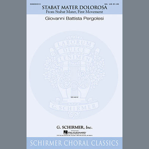cover: Stabat Mater (First Movement), Giovanni Battista Pergolesi