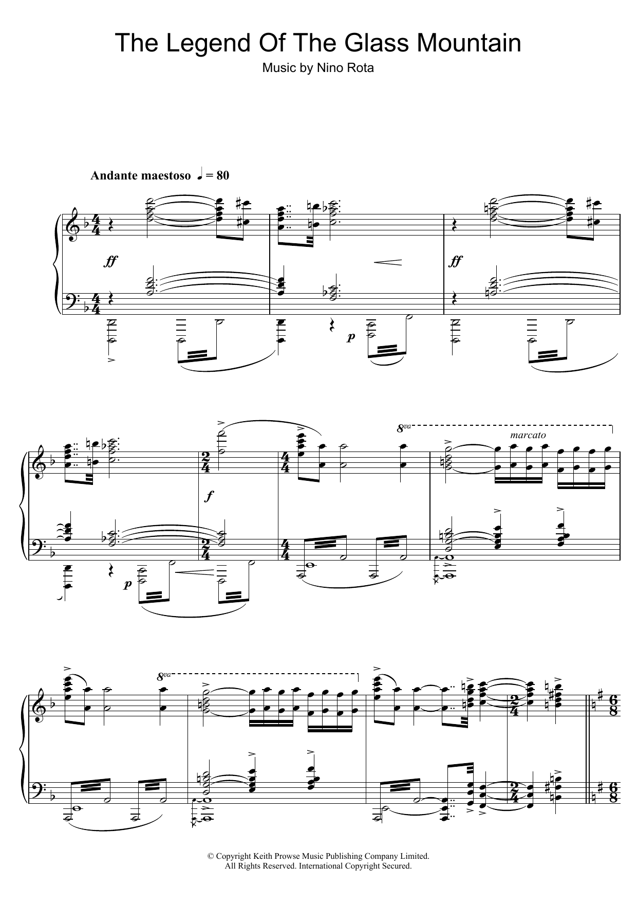 Product gallery: Page 1 of 1 The Legend Of The Glass House, Nino Rota