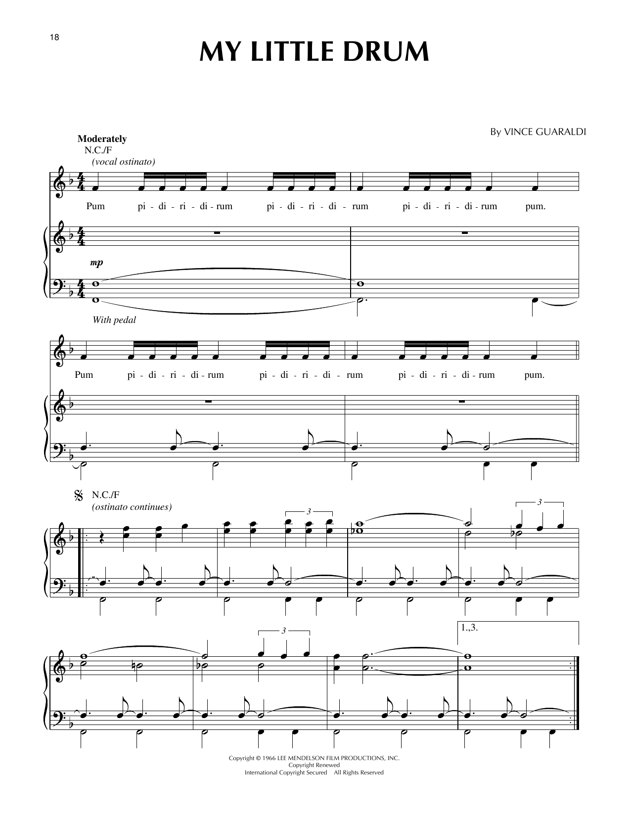 Produktgalerie: Seite 1 von 1 My Little Drum, Vince Guaraldi, Gesang, Gitarre, Klavier