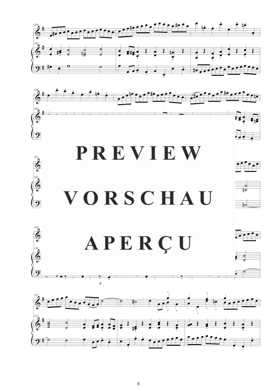 Produktgalerie: Seite 9 von 11 Violin Sonate G-Dur BWV 1021, , Violine und Cembalo/Klavier