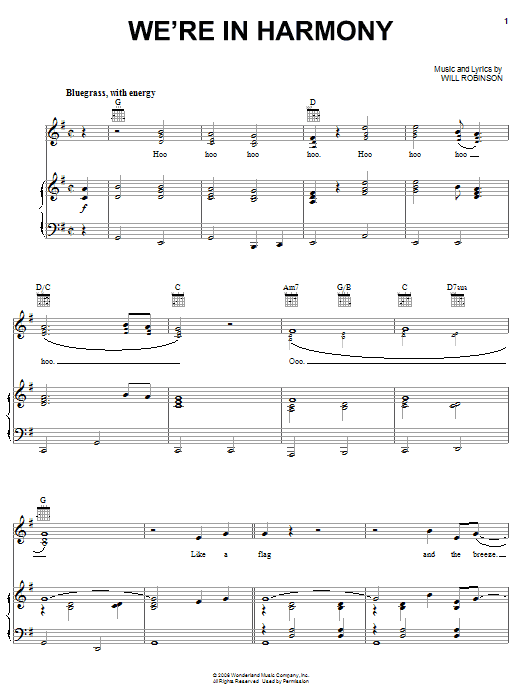 Produktbild zu: We're In Harmony