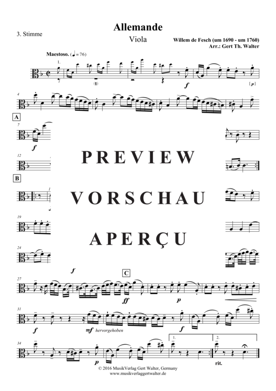 Produktgalerie: Seite 18 von 21 Allemande , , (Quintett flexible Besetzung)