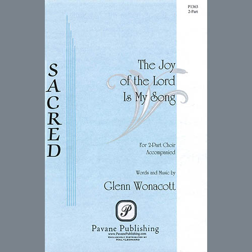 cover: The Joy Of The Lord Is My Song, Glenn Wonacott, Chor