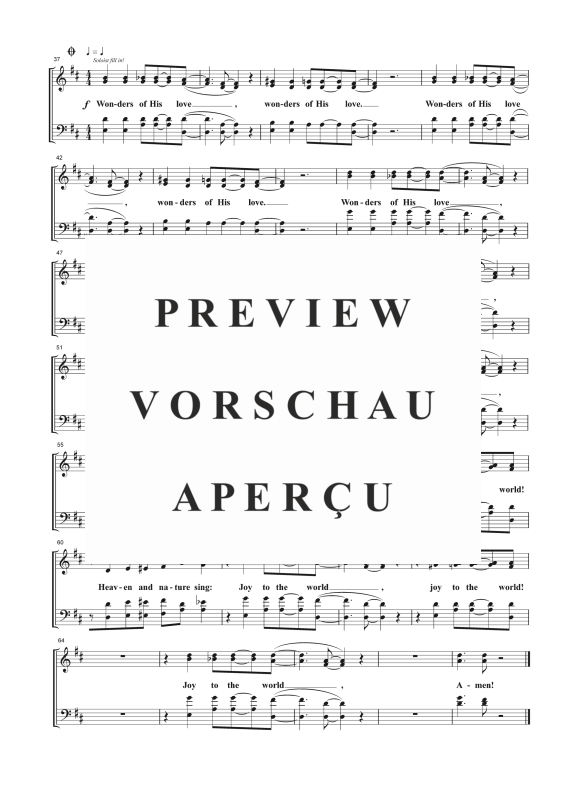 gallery: Joy To the World, , Gemischter Chor und Klavier